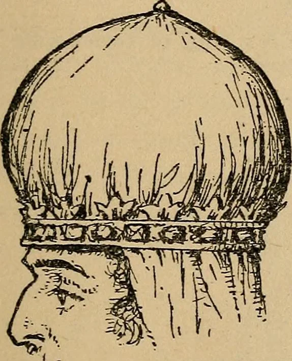 An illustration from The heritage of dress; being notes on the history and evolution of clothes, 1912, leaf 71