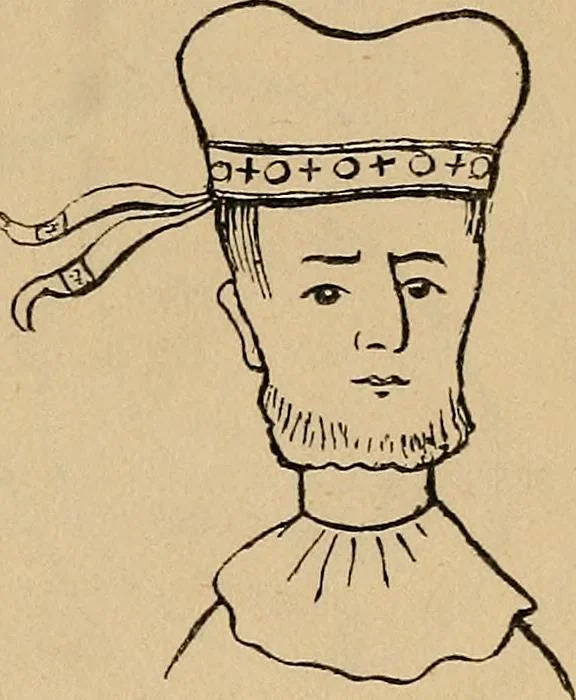 An illustration from The heritage of dress; being notes on the history and evolution of clothes, 1912, leaf 75
