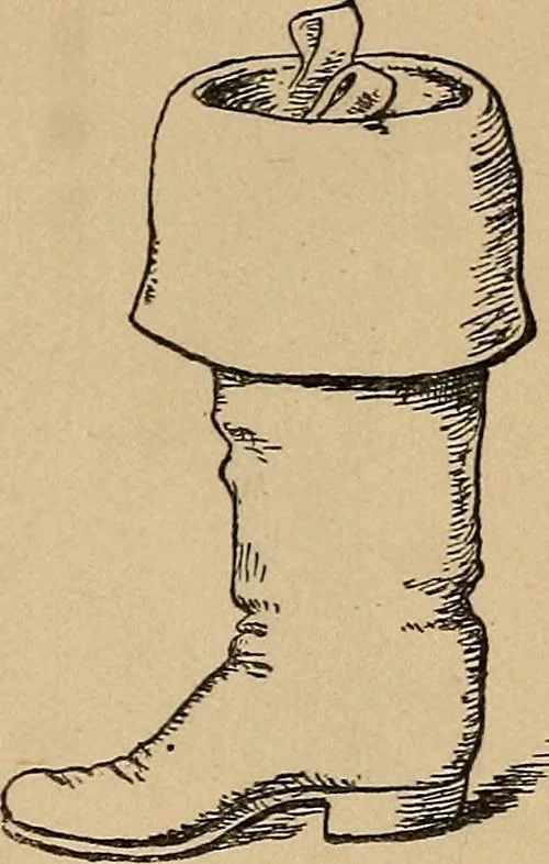 An illustration from The heritage of dress; being notes on the history and evolution of clothes, 1912, leaf 83
