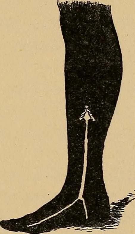 An illustration from The heritage of dress; being notes on the history and evolution of clothes, 1912, leaf 85