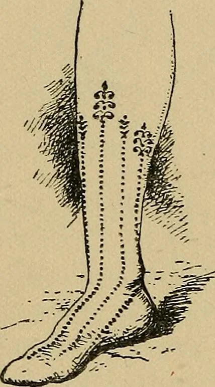 An illustration from The heritage of dress; being notes on the history and evolution of clothes, 1912, leaf 86
