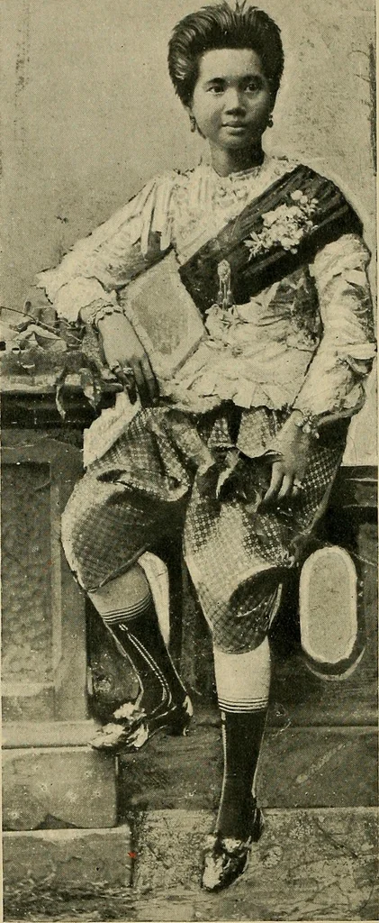 An illustration from The heritage of dress; being notes on the history and evolution of clothes, 1912, leaf 92