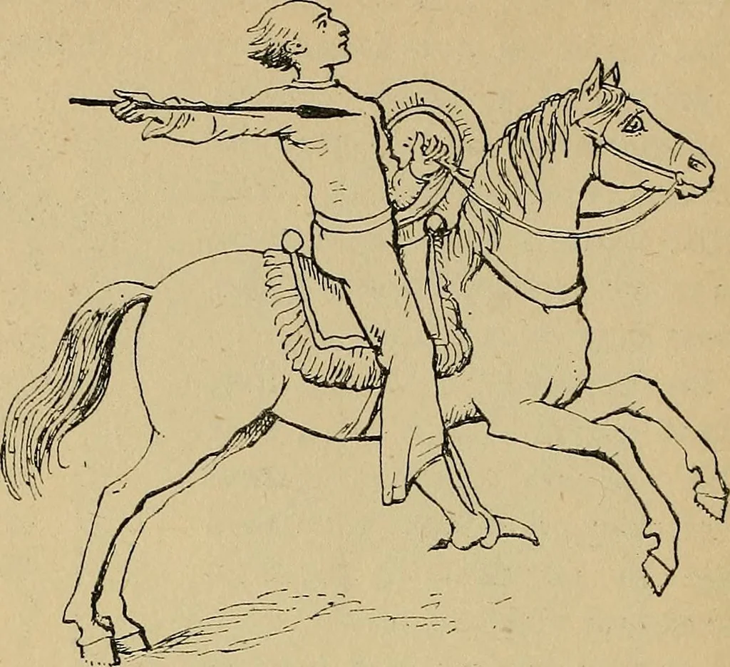 An illustration from The heritage of dress; being notes on the history and evolution of clothes, 1912, leaf 94