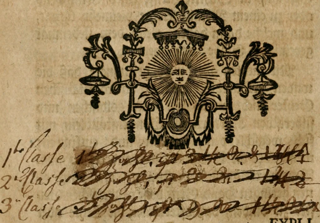 An illustration from Hermetischer Triumph-Bogen, auf zweyen Wunder-Säulen der grossen und kleinen Welt bevestiget : das ist, zwey Tractätlein von der wahren, ewigen und einigen Weisheit zu des Menschen zeitlichem und ewigem Wohlseyn : das erste, genannt Cabbala mystica naturae, handelnd von dem feurigen Liebes-Saltze der göttlichen Barmhertzigkeit, sonst genannt lapis philosophorum : und das zweyte, Occulta occultissime, handelnd von der ersten materia lapidis philosophorum, und von dem Menschen, sonderlich aber von ihrer Reinigung, um sie zu dem Endzweck der Weisheit zu befördern, 1741, leaf 157