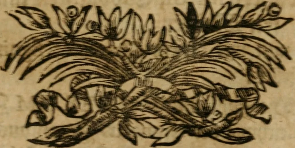 An illustration from Hermetischer Triumph-Bogen, auf zweyen Wunder-Säulen der grossen und kleinen Welt bevestiget : das ist, zwey Tractätlein von der wahren, ewigen und einigen Weisheit zu des Menschen zeitlichem und ewigem Wohlseyn : das erste, genannt Cabbala mystica naturae, handelnd von dem feurigen Liebes-Saltze der göttlichen Barmhertzigkeit, sonst genannt lapis philosophorum : und das zweyte, Occulta occultissime, handelnd von der ersten materia lapidis philosophorum, und von dem Menschen, sonderlich aber von ihrer Reinigung, um sie zu dem Endzweck der Weisheit zu befördern, 1741, leaf 94