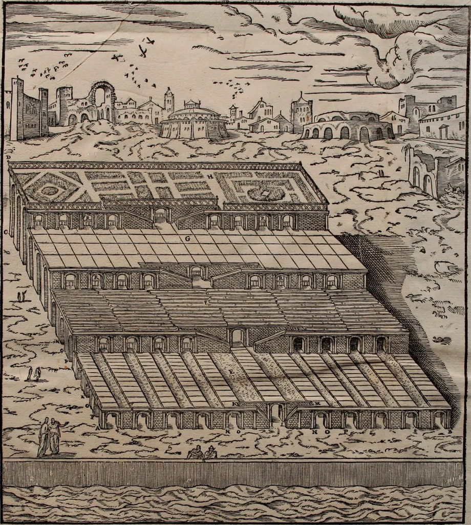 An illustration from Herodoti Halicarnassei Historiae libri IX : et De vita Homeri libellus, 1595, leaf 70
