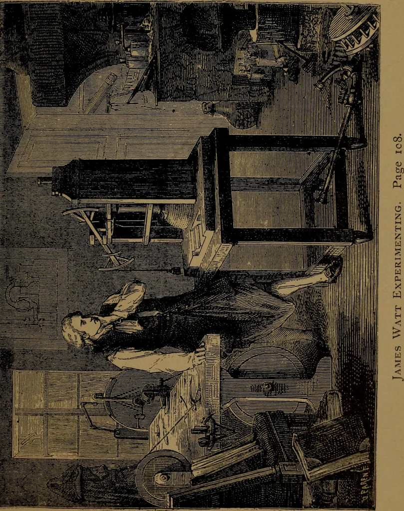 An illustration from Heroes and martyrs of invention, 1890, leaf 121