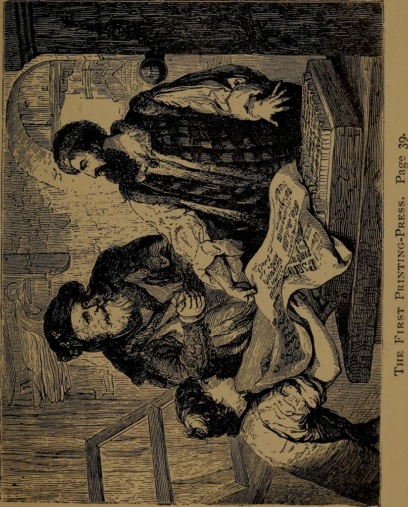 An illustration from Heroes and martyrs of invention, 1890, leaf 45