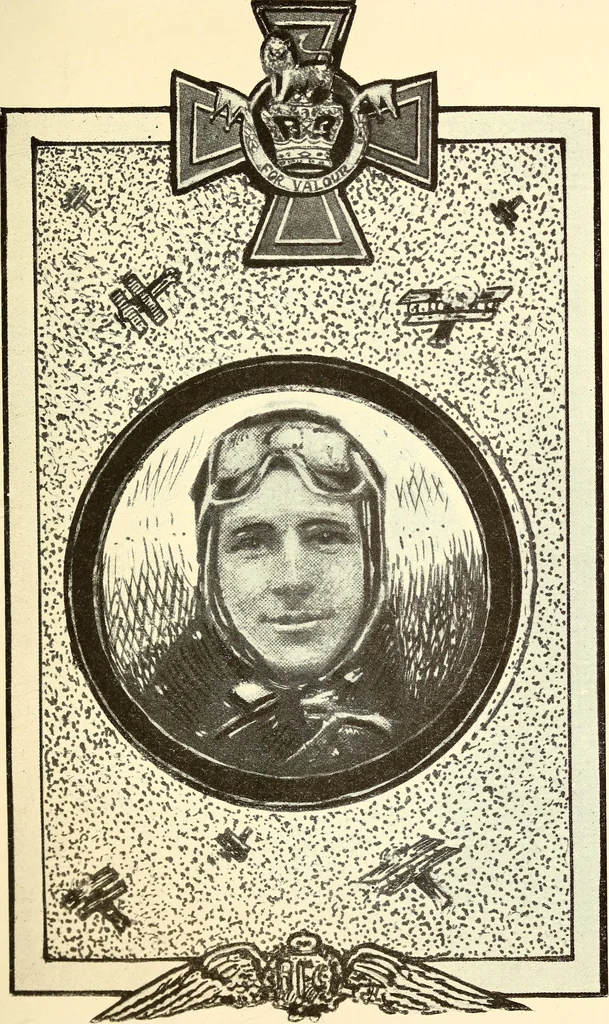 An illustration from Heroic airmen and their exploits, 1917, leaf 109