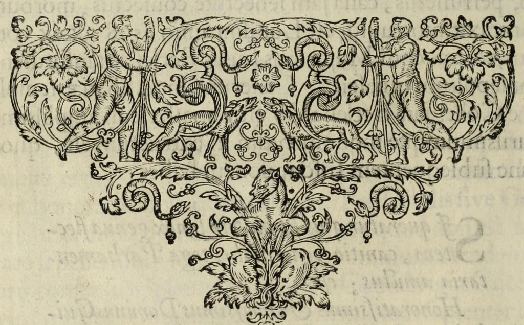An illustration from Heroologia Anglica : hoc est clarissimorum et doctissimorum : aliqout [sic] Anglorum, qui floruerunt ab anno Cristi. M.D. vsq[ue] ad presentem annum M.D.C.XX viuae effigies vitae et elogia : duobus tomis, 1620, leaf 142