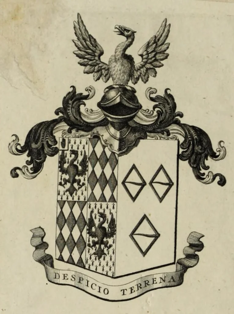 An illustration from Heroologia Anglica : hoc est clarissimorum et doctissimorum : aliqout [sic] Anglorum, qui floruerunt ab anno Cristi. M.D. vsq[ue] ad presentem annum M.D.C.XX viuae effigies vitae et elogia : duobus tomis, 1620, leaf 2