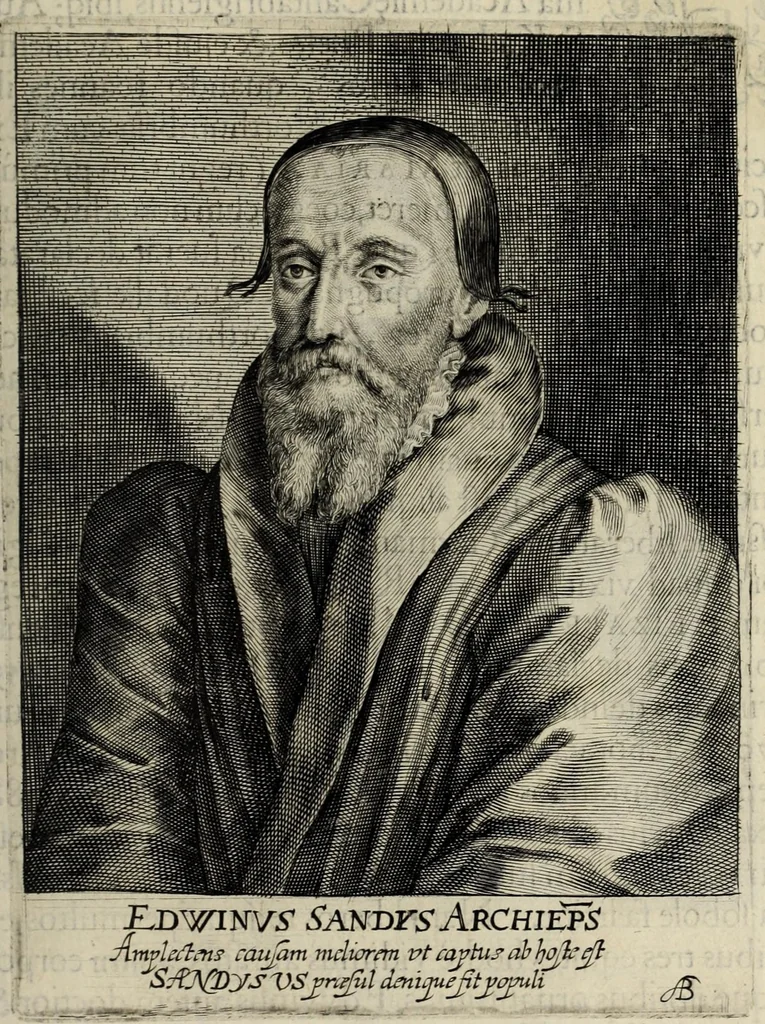 An illustration from Heroologia Anglica : hoc est clarissimorum et doctissimorum : aliqout [sic] Anglorum, qui floruerunt ab anno Cristi. M.D. vsq[ue] ad presentem annum M.D.C.XX viuae effigies vitae et elogia : duobus tomis, 1620, leaf 237