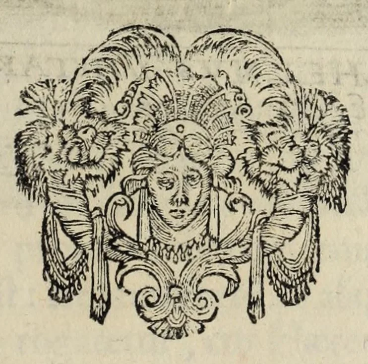 An illustration from Heroologia Anglica : hoc est clarissimorum et doctissimorum : aliqout [sic] Anglorum, qui floruerunt ab anno Cristi. M.D. vsq[ue] ad presentem annum M.D.C.XX viuae effigies vitae et elogia : duobus tomis, 1620, leaf 243