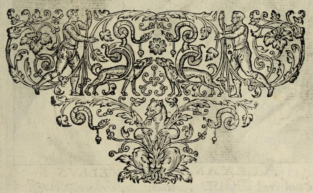 An illustration from Heroologia Anglica : hoc est clarissimorum et doctissimorum : aliqout [sic] Anglorum, qui floruerunt ab anno Cristi. M.D. vsq[ue] ad presentem annum M.D.C.XX viuae effigies vitae et elogia : duobus tomis, 1620, leaf 247