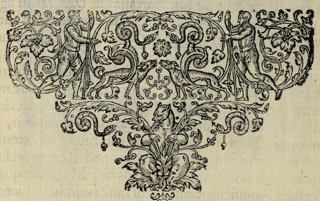 An illustration from Heroologia Anglica : hoc est clarissimorum et doctissimorum : aliqout [sic] Anglorum, qui floruerunt ab anno Cristi. M.D. vsq[ue] ad presentem annum M.D.C.XX viuae effigies vitae et elogia : duobus tomis, 1620, leaf 32