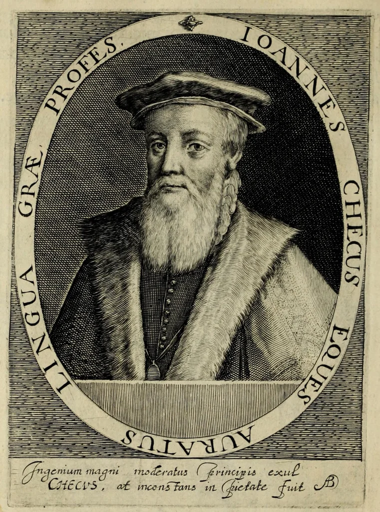 An illustration from Heroologia Anglica : hoc est clarissimorum et doctissimorum : aliqout [sic] Anglorum, qui floruerunt ab anno Cristi. M.D. vsq[ue] ad presentem annum M.D.C.XX viuae effigies vitae et elogia : duobus tomis, 1620, leaf 78