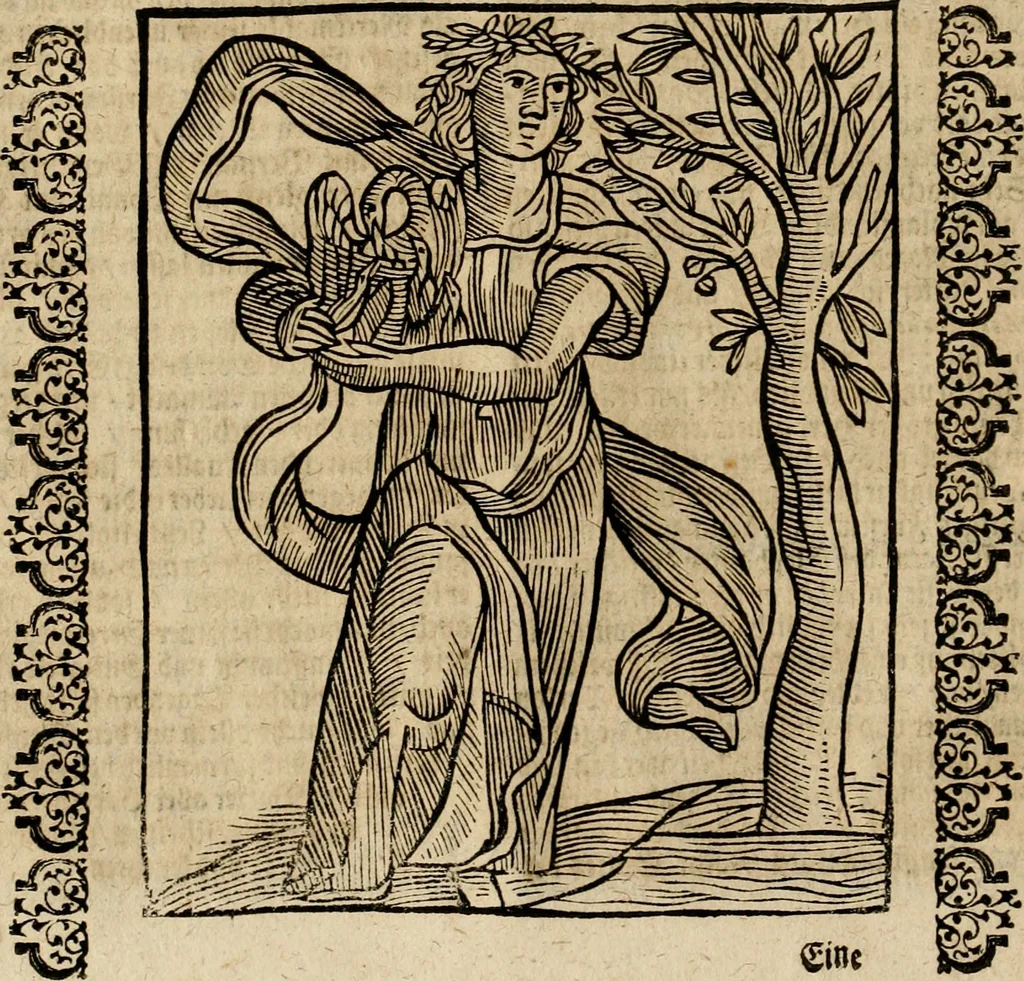 An illustration from Herrn Caesaris Ripa von Perusien, Ritters von St. Mauritio und Lazaro [et]c., Erneuerte Iconologia, oder, Bildersprach : worinen allerhand anmuhtige Aussbildungen ... erkläret werden, 1669, leaf 139