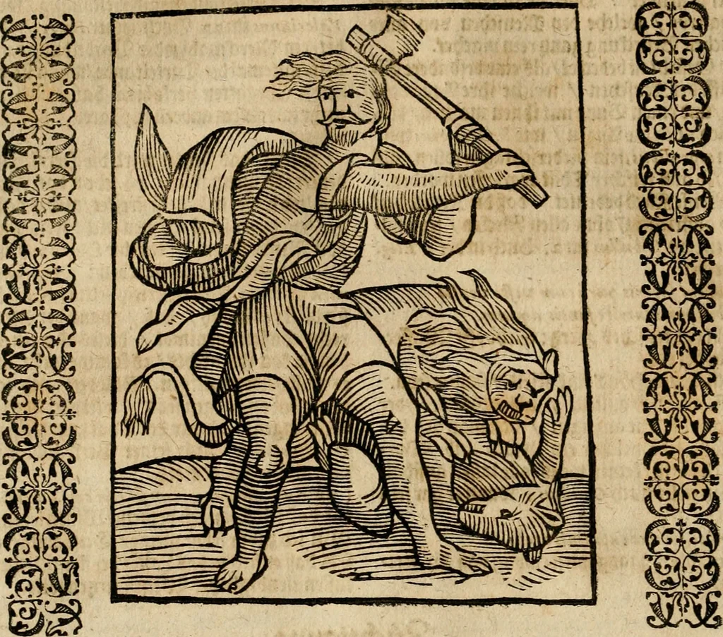 An illustration from Herrn Caesaris Ripa von Perusien, Ritters von St. Mauritio und Lazaro [et]c., Erneuerte Iconologia, oder, Bildersprach : worinen allerhand anmuhtige Aussbildungen ... erkläret werden, 1669, leaf 165
