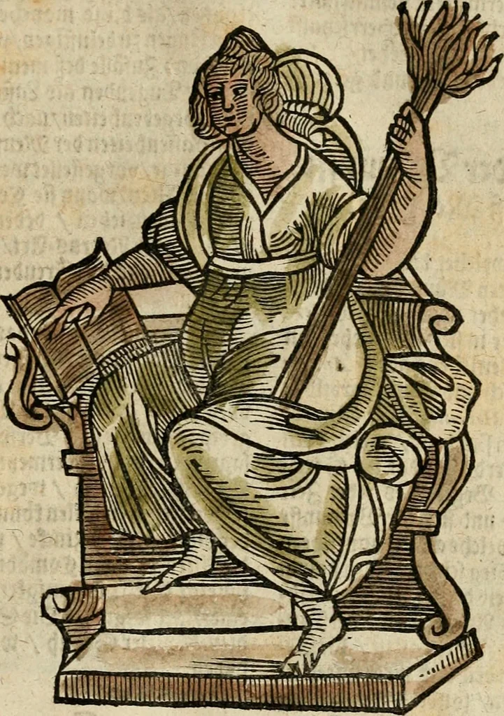 An illustration from Herrn Caesaris Ripa von Perusien, Ritters von St. Mauritio und Lazaro [et]c., Erneuerte Iconologia, oder, Bildersprach : worinen allerhand anmuhtige Aussbildungen ... erkläret werden, 1669, leaf 172
