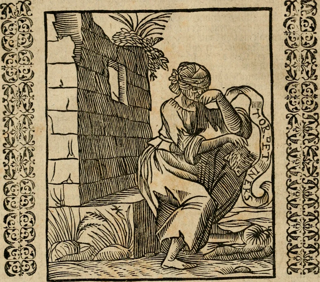 An illustration from Herrn Caesaris Ripa von Perusien, Ritters von St. Mauritio und Lazaro [et]c., Erneuerte Iconologia, oder, Bildersprach : worinen allerhand anmuhtige Aussbildungen ... erkläret werden, 1669, leaf 21