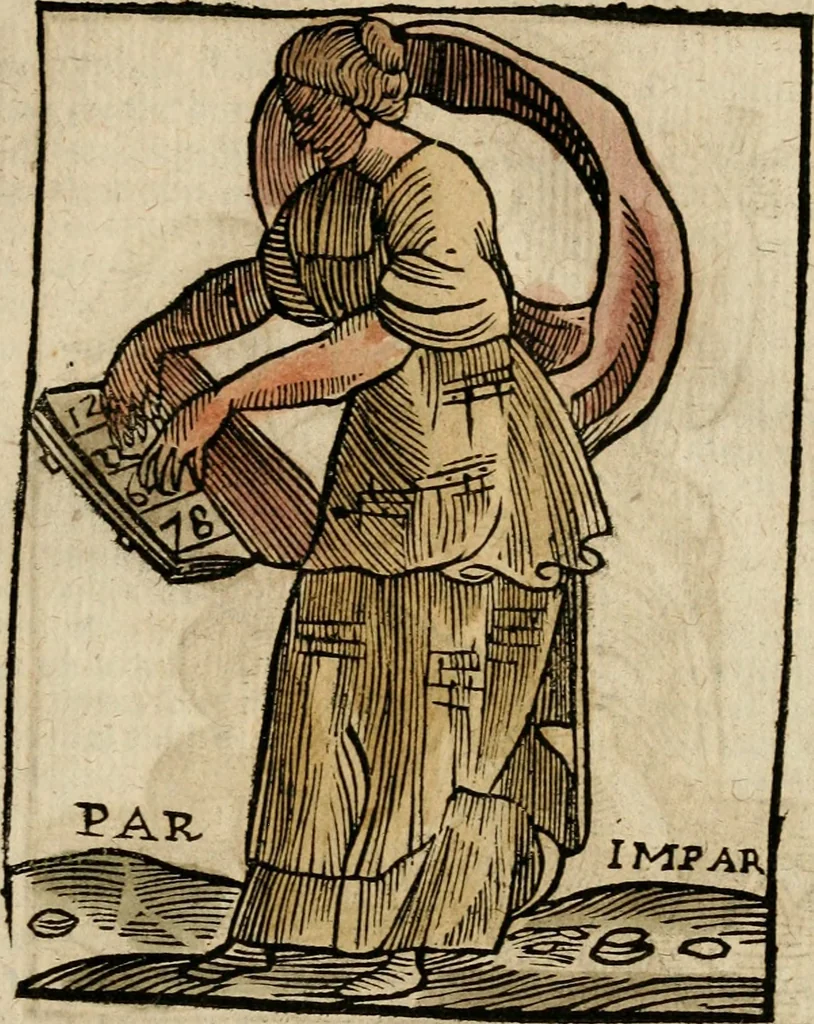 An illustration from Herrn Caesaris Ripa von Perusien, Ritters von St. Mauritio und Lazaro [et]c., Erneuerte Iconologia, oder, Bildersprach : worinen allerhand anmuhtige Aussbildungen ... erkläret werden, 1669, leaf 86