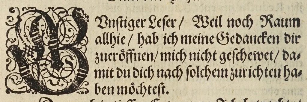 An illustration from Herrn Georgij Galgemairs Kurtzer gründlicher gebesserter vnnd vermehrter Vnderricht, Zubereitung vnd Gebrauch, der hochnutzlichen mathematischen Instrumenten, proportional Schregmäss vnd Circkels, benebens dem Fundament dess Visierens, allen Kunstliebenden zu sonderen Ehren vnnd Wolgefallen, von H. Georg Brentel ... new herfür geben, vnnd durch Verlag Stephani Michelspachers an Tag gebracht., 1615, leaf 144