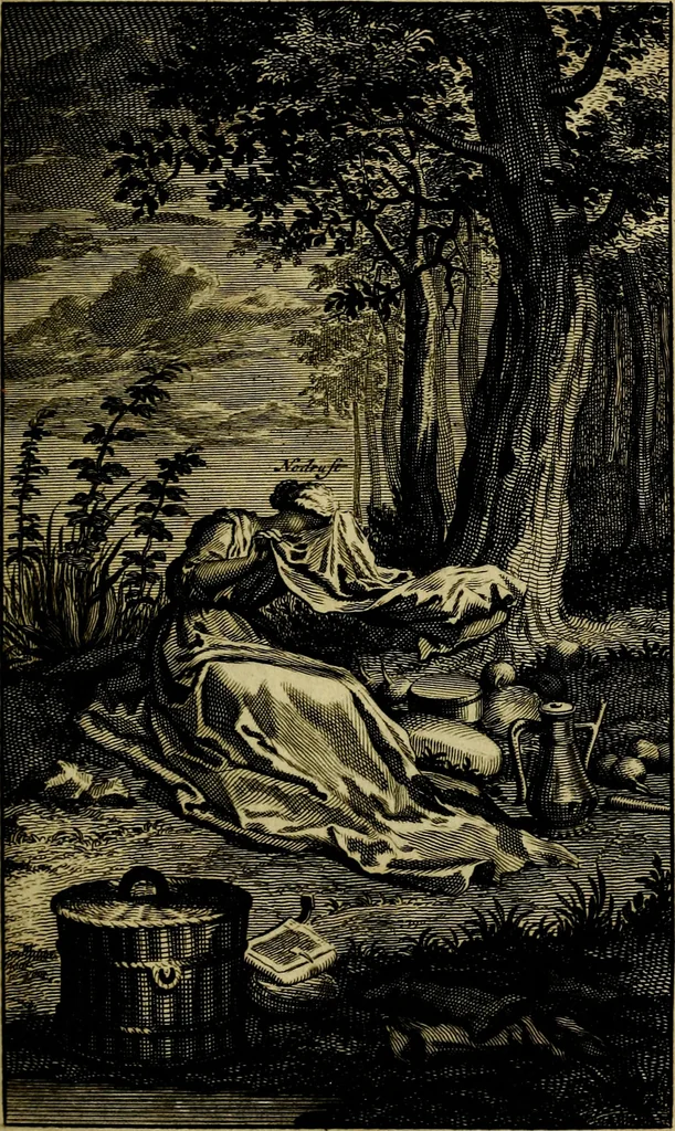 An illustration from Hertspieghel en andere zede-schriften. Meest noyt voor dezen gedrukt, 1694, leaf 144