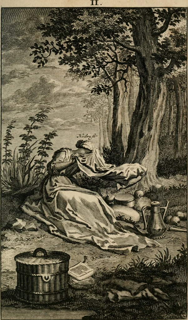 An illustration from Hertspieghel en andere zede-schriften. Meest noyt voor dezen gedrukt, 1694, leaf 142
