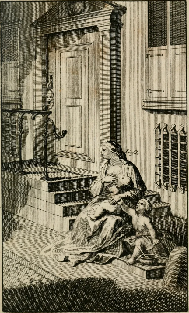 An illustration from Hertspieghel en andere zede-schriften. Meest noyt voor dezen gedrukt, 1694, leaf 148