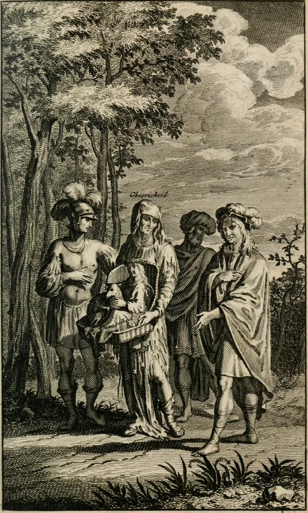 An illustration from Hertspieghel en andere zede-schriften. Meest noyt voor dezen gedrukt, 1694, leaf 154