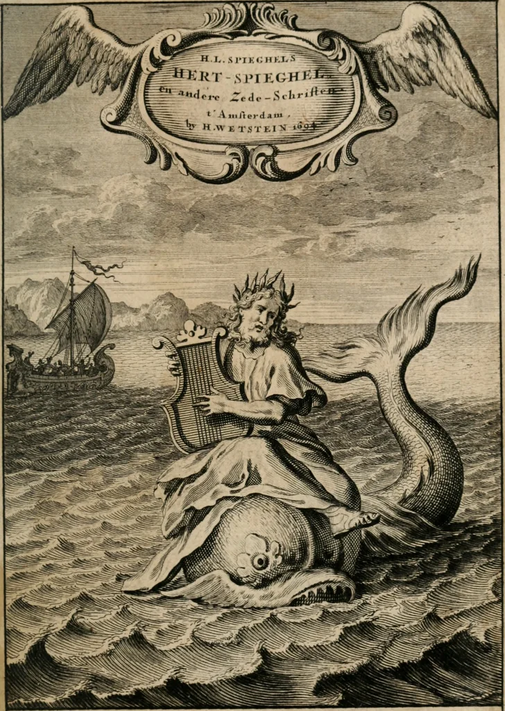 An illustration from Hertspieghel en andere zede-schriften. Meest noyt voor dezen gedrukt, 1694, leaf 8