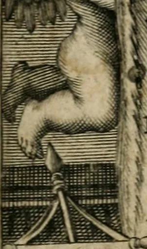 An illustration from Hertzen Schuel, oder, Des von Gott abgefüerten Herzens Widerbringung zu Gott, vnd Vnderweisung, 1664, leaf 6