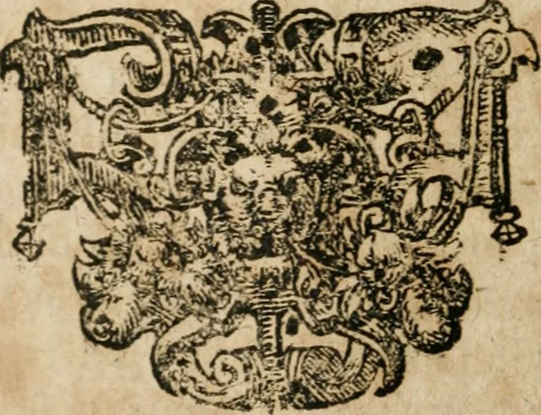 An illustration from Hertzen Schuel, oder, Des von Gott abgefüerten Herzens Widerbringung zu Gott, vnd Vnderweisung, 1664, leaf 769