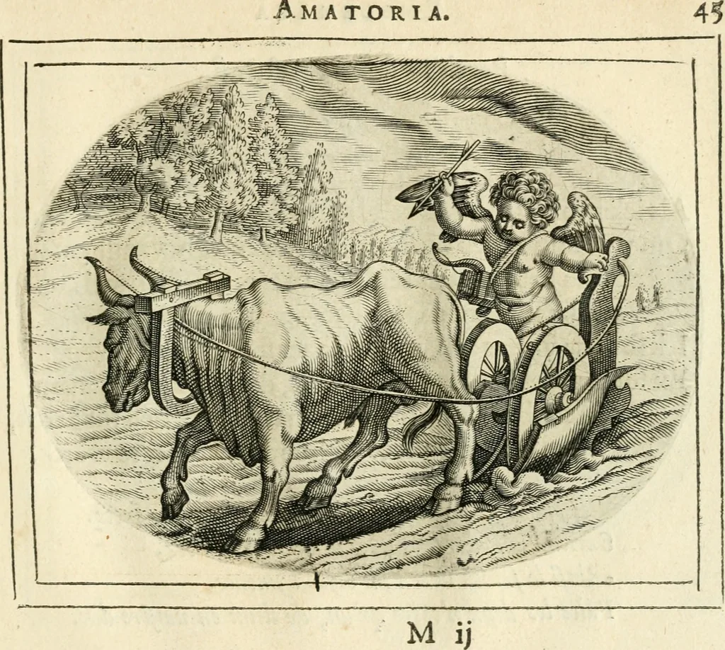 An illustration from Het ambacht van Cupido : op een nieuw ouersien ende verbetert, 1615, leaf 102