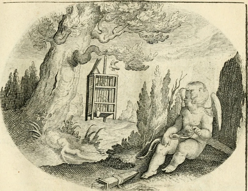 An illustration from Het ambacht van Cupido : op een nieuw ouersien ende verbetert, 1615, leaf 104