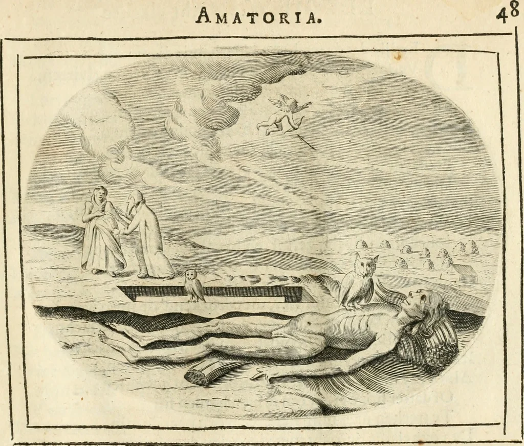 An illustration from Het ambacht van Cupido : op een nieuw ouersien ende verbetert, 1615, leaf 108