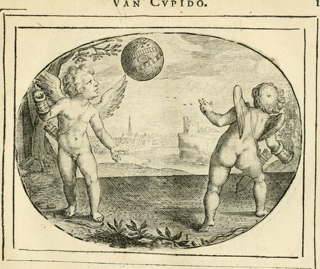 An illustration from Het ambacht van Cupido : op een nieuw ouersien ende verbetert, 1615, leaf 14