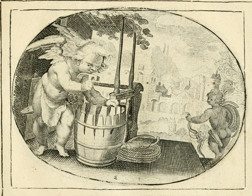 An illustration from Het ambacht van Cupido : op een nieuw ouersien ende verbetert, 1615, leaf 16