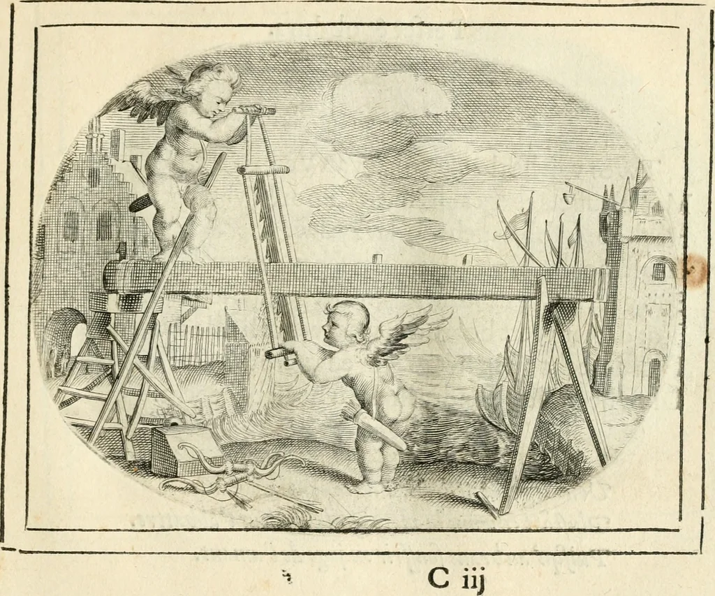 An illustration from Het ambacht van Cupido : op een nieuw ouersien ende verbetert, 1615, leaf 24