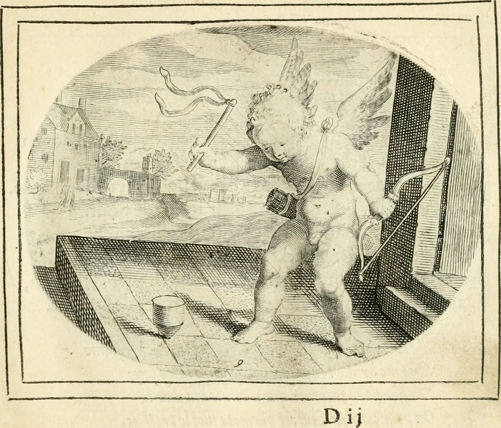 An illustration from Het ambacht van Cupido : op een nieuw ouersien ende verbetert, 1615, leaf 30