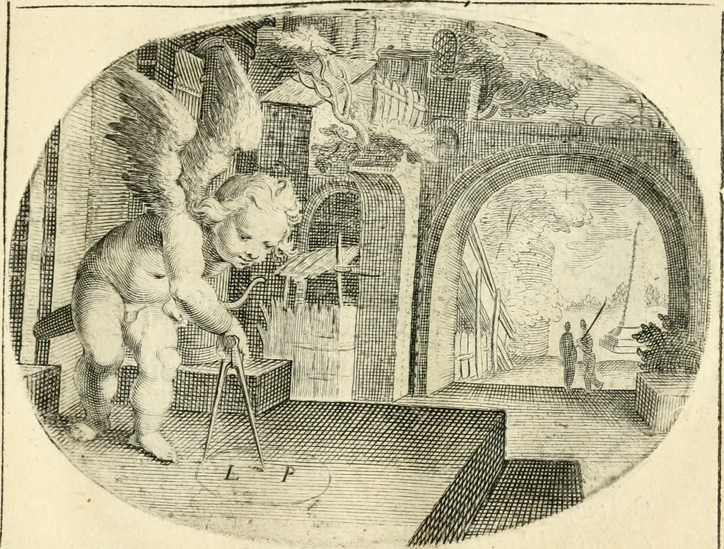 An illustration from Het ambacht van Cupido : op een nieuw ouersien ende verbetert, 1615, leaf 36