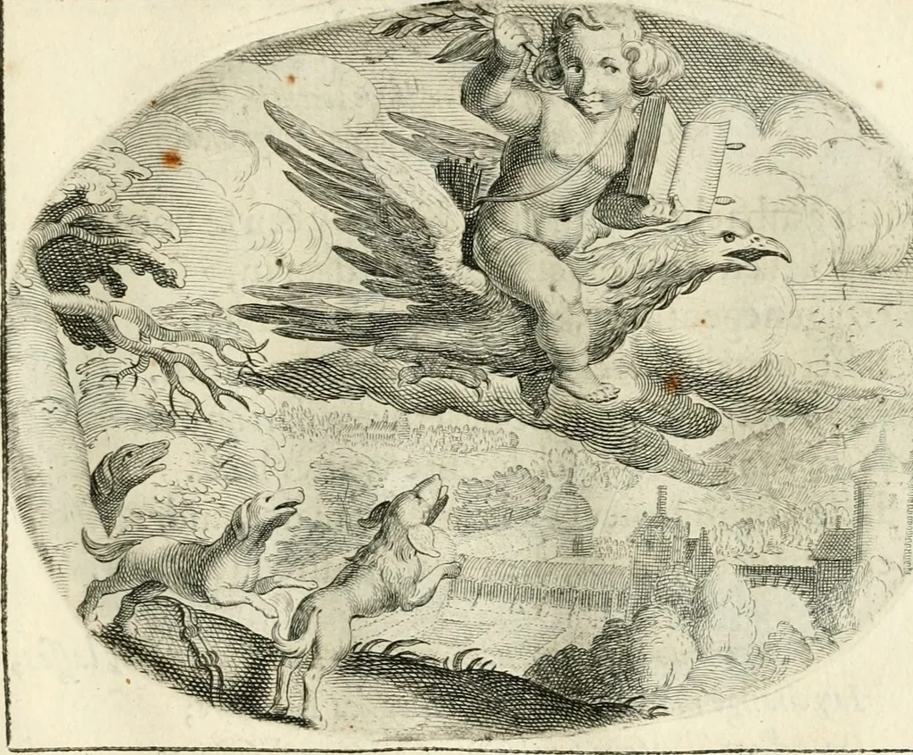 An illustration from Het ambacht van Cupido : op een nieuw ouersien ende verbetert, 1615, leaf 58
