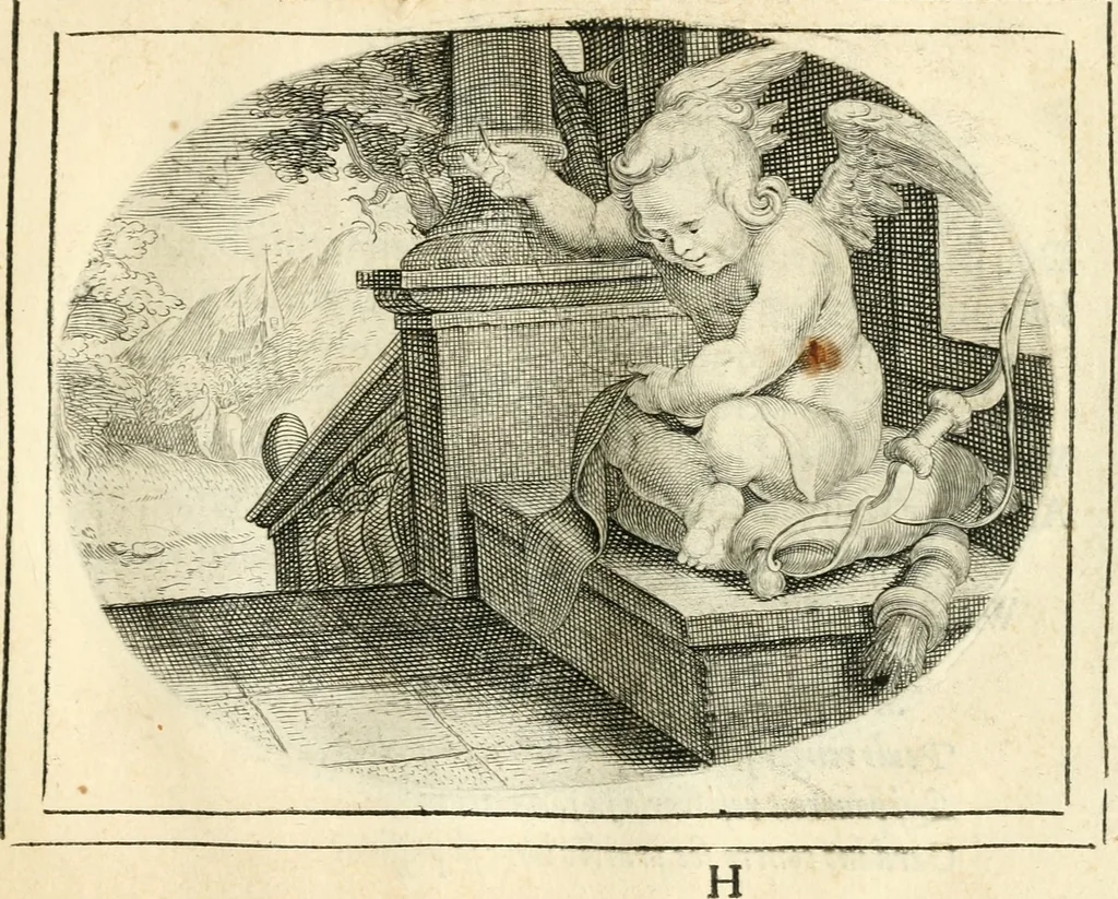 An illustration from Het ambacht van Cupido : op een nieuw ouersien ende verbetert, 1615, leaf 60
