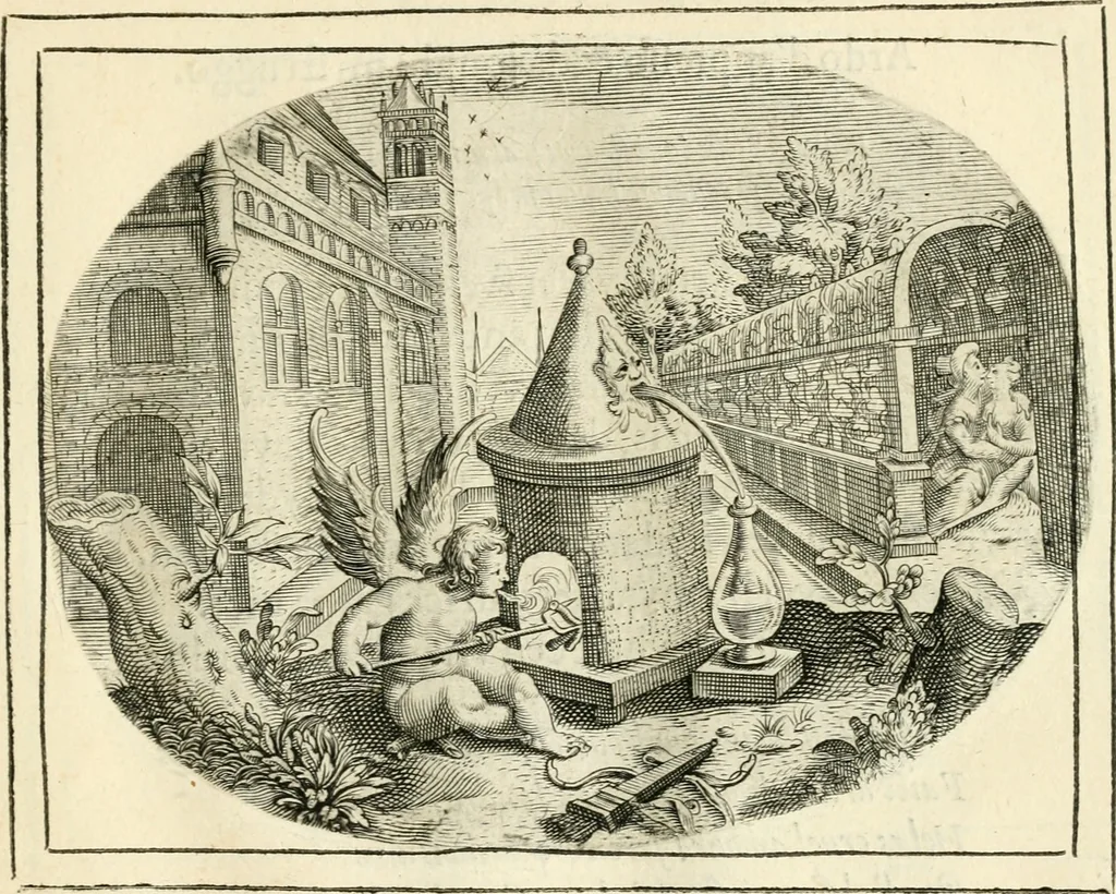 An illustration from Het ambacht van Cupido : op een nieuw ouersien ende verbetert, 1615, leaf 66