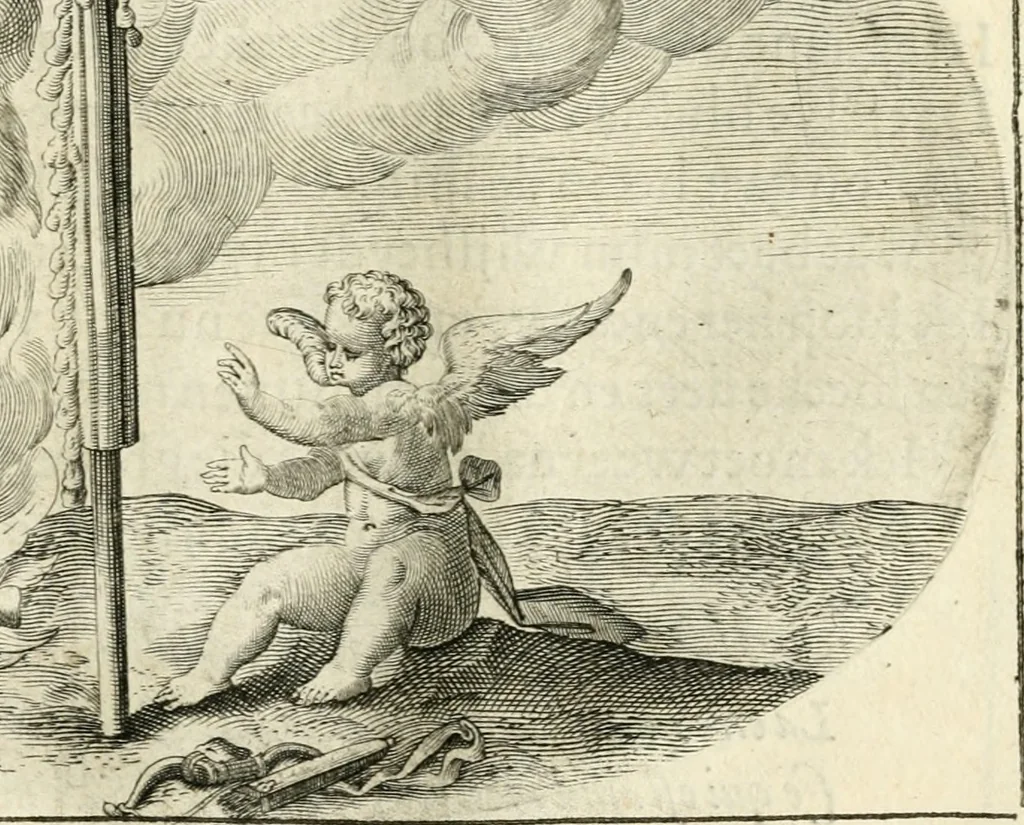 An illustration from Het ambacht van Cupido : op een nieuw ouersien ende verbetert, 1615, leaf 68