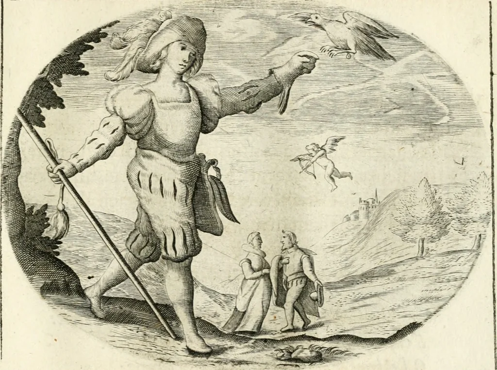 An illustration from Het ambacht van Cupido : op een nieuw ouersien ende verbetert, 1615, leaf 82