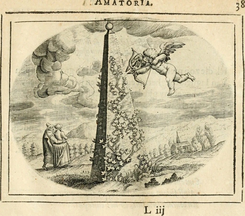 An illustration from Het ambacht van Cupido : op een nieuw ouersien ende verbetert, 1615, leaf 88