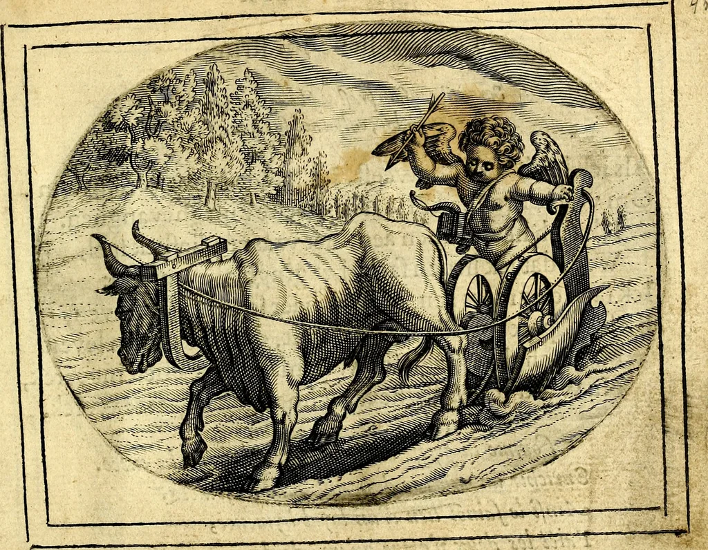 An illustration from Het ambach van Cvpido, op een nieuw ouersien ende verbetert, 1615, leaf 100