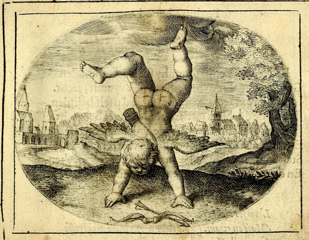 An illustration from Het ambach van Cvpido, op een nieuw ouersien ende verbetert, 1615, leaf 40