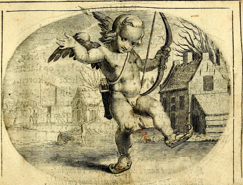 An illustration from Het ambach van Cvpido, op een nieuw ouersien ende verbetert, 1615, leaf 48